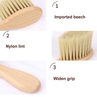 3 Packungen Barber Neck Duster Brush Haarschneide-Reinigungshaarbürste Entfernen Sie lose Haare aus dem Ausschnitt