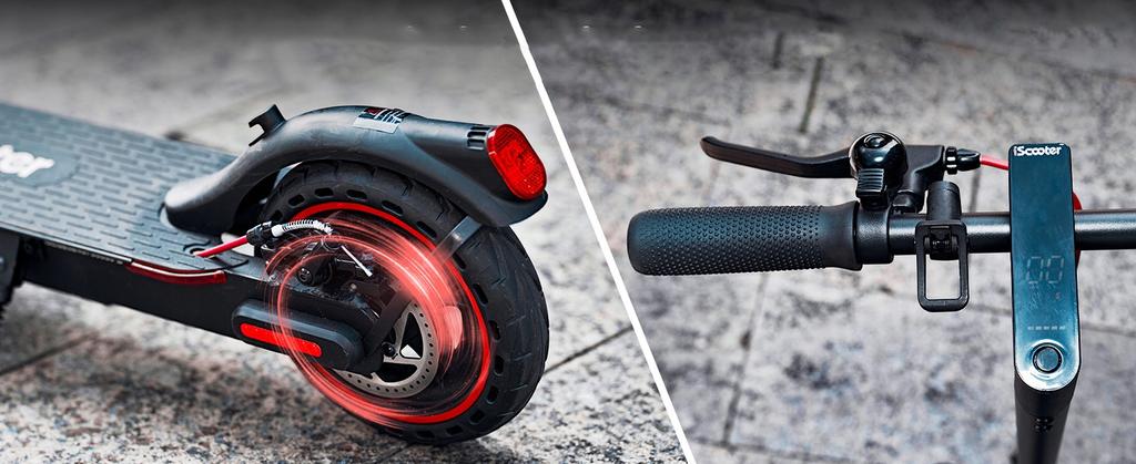 Foldable Scooter 8.5" iScooter i9-DZ Electric Scooter, 22-30km, 350W
