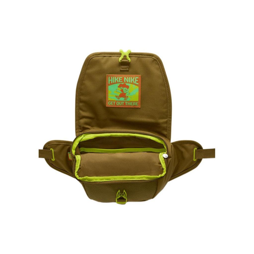 Nike Woven Strap Design Fabric Shoulder Crossbody Waist Bag Unisex bags Olive-Green DJ9681-368