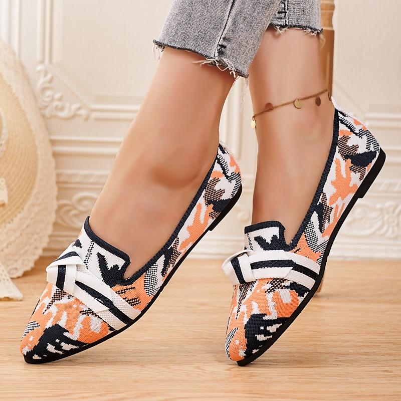 

Новая низкая повседневная обувь с заостренным носком для женщин, носящих ленивые одинарные туфли 43 оранжевый
