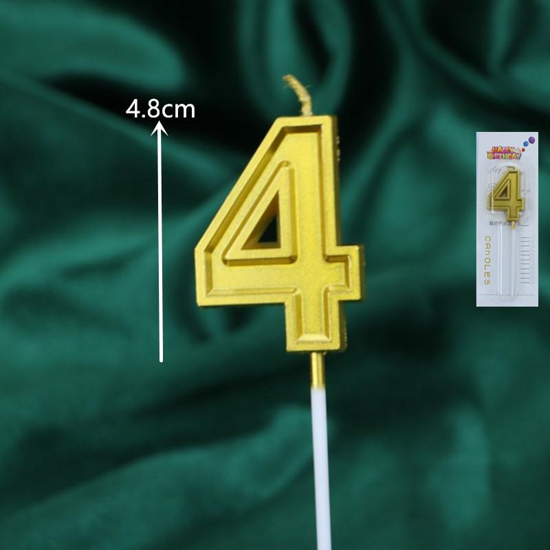 50 Gold and Silver Number Candle Cake Toppers - Individually Boxed Party Decorations