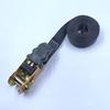 Safety-Engineered Luggage Tie-Down; Heavy-Duty Ratchet Strap with Metal Buckle for Cars and Trucks