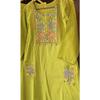 Indian Women Cotton Kurti Pant Dupatta Set Bollywood Ethnic Salwar Kameez Kurta