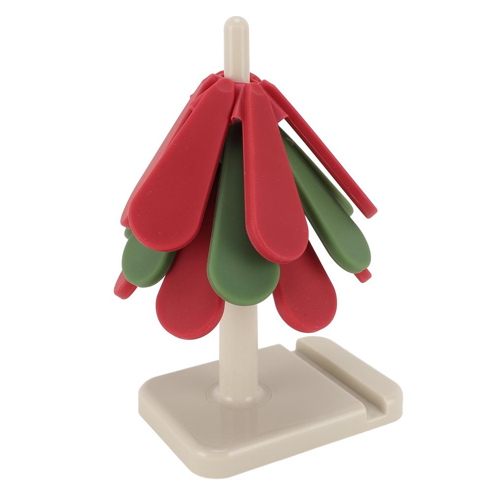 Baumform Faltbare Isoliermatte Silikon Hitzebeständige Untersetzer Pads für Teekanne Pfannen Schüssel