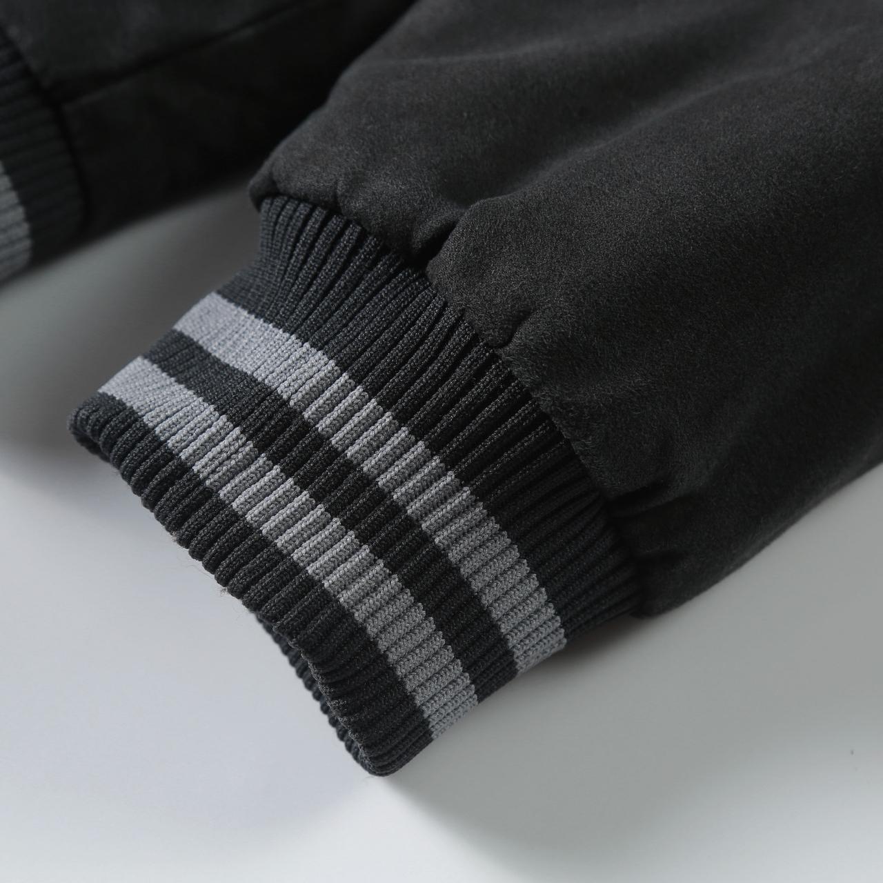 Мужская зимняя флисовая куртка с лацканами — фото 11