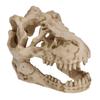Reptile Dinosaur Skull Statue Ornament Hide Cave Shelter House For Aquarium Fish Tank Landscape Decor