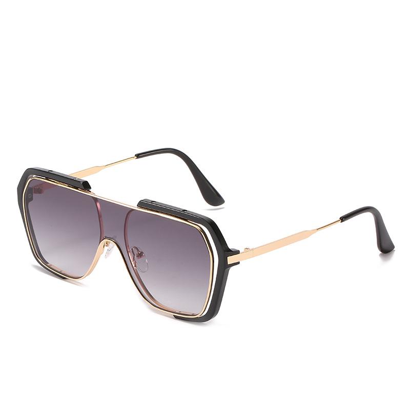 JYL TS Sunglasses Yellow Square UV Driving Unisex/2589