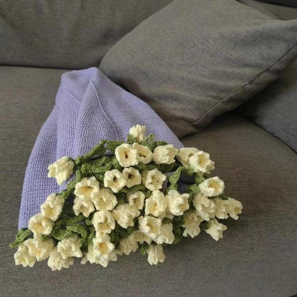 Bouquet Blanket Crochet Kit Craft Knitting DIY Starter for Birthday