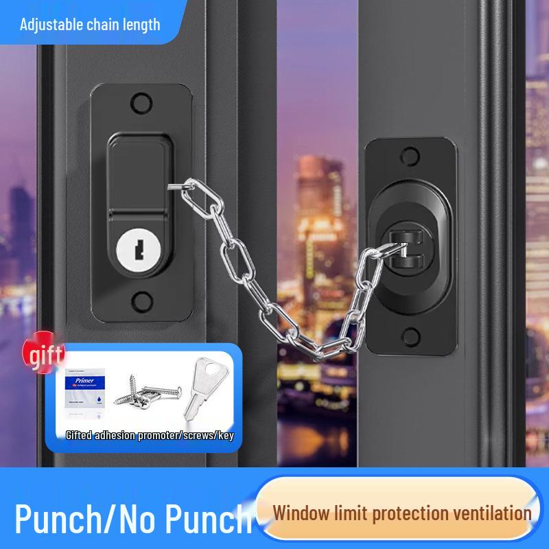 Adjustable Length Drawer & Window Restrictor for Child and Pet Safety