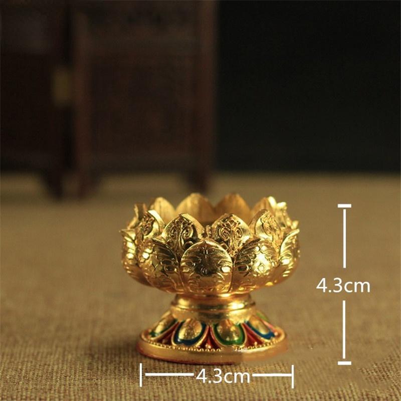 

Подсвечник из металла «Лотос» – подставка из сплава для чайных свечей для буддийского алтаря, медитации и домашнего декора S