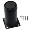 Furniture Hardware 4 Inch Furniture Legs Stainless Steel Black Metal Cabinet Legs Table Leg Extenders Sofa
