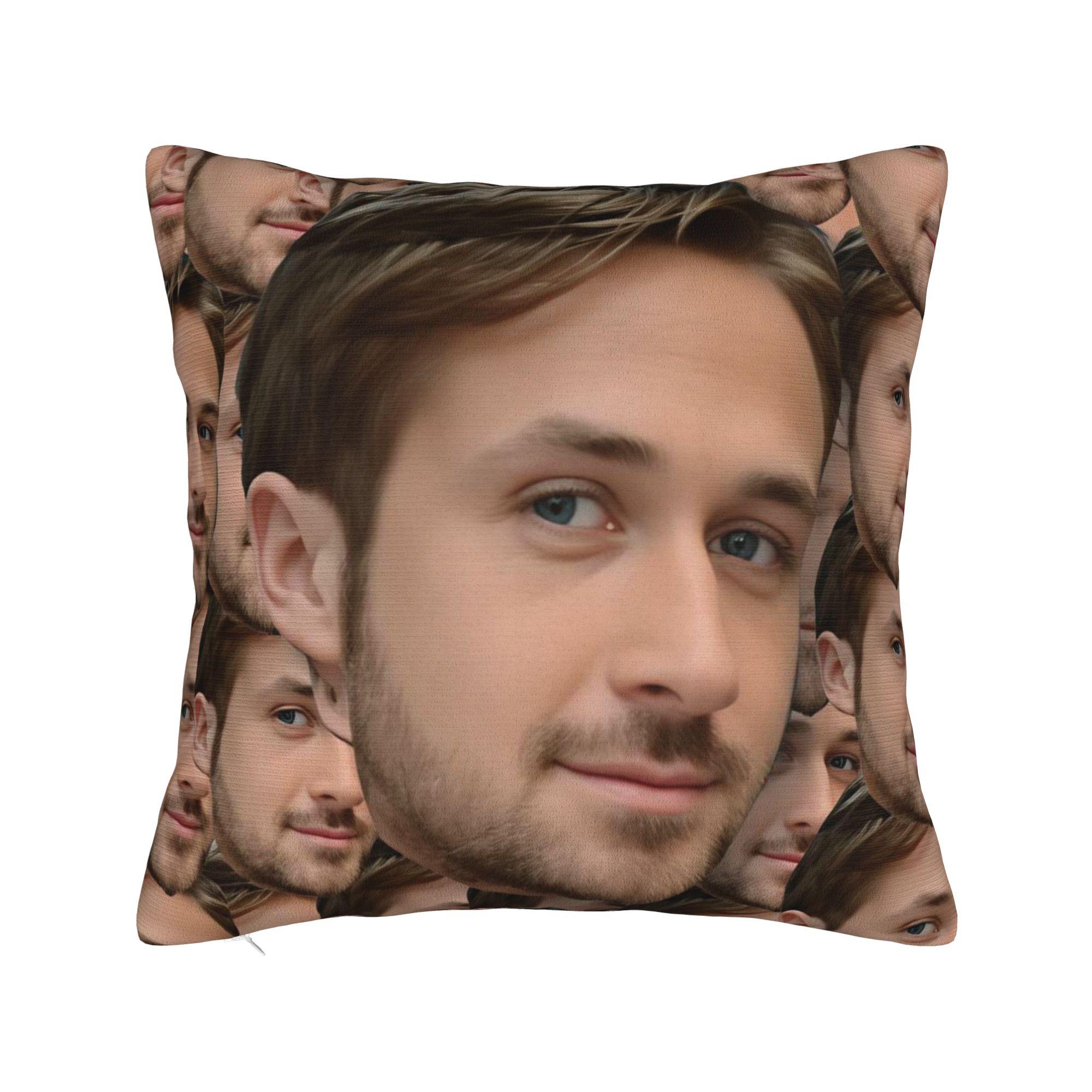 Fine Glasses Unisex Ryan Gosling Collage Pillow Case Graphic Pillow Cover For Sofa Car Home Decor Novelty Pillowcases