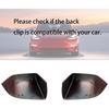 Compatible with Tesla Model Y Side Mirror Cover Replacement    2024, Left & Right Side Rearview Mirror Cover Cap for Model Y Accessories(red)