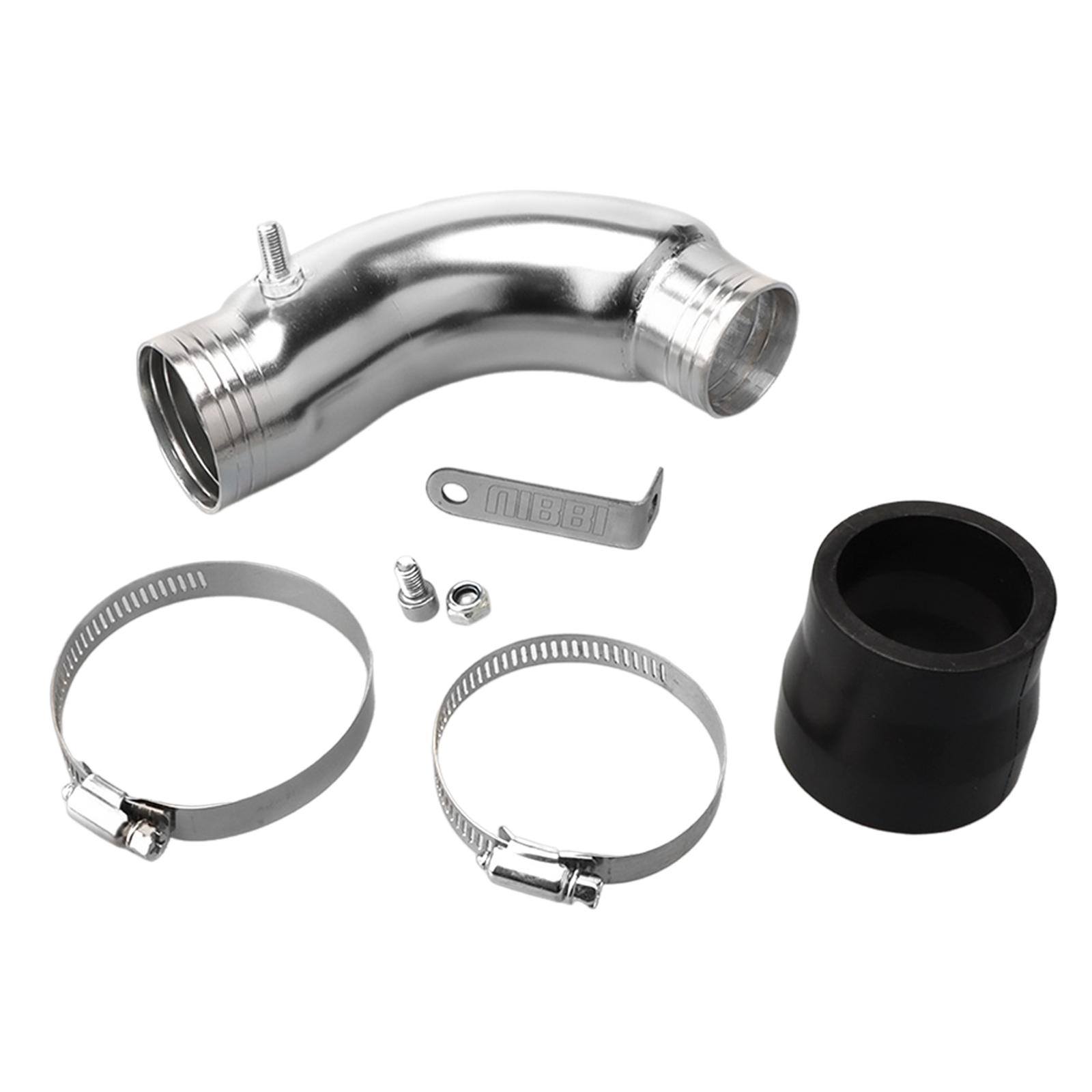 

NIBBI Air Filter Intake Manifold ATV Scooter Cold Air Intake Elbow Aluminum Pipe for Honda Yamaha Motorcycle GY6 Engine Parts Aluminum