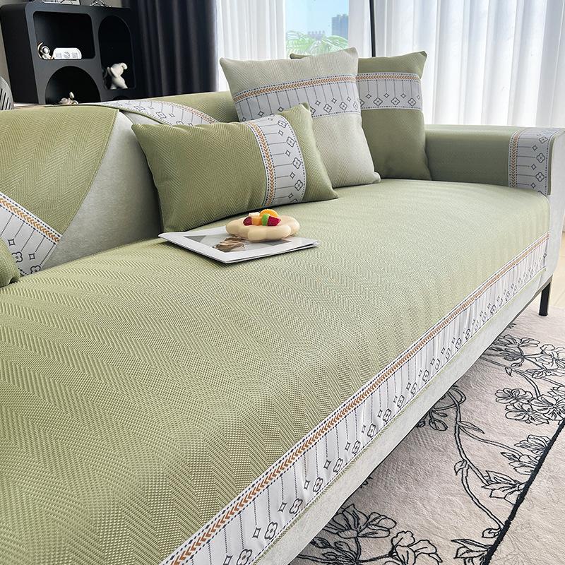 Summer Sleeping Mat Sofa Cushion Summer Non-Slip Cushion Summer Simple Design Modern Sofa Cover Cool Pad