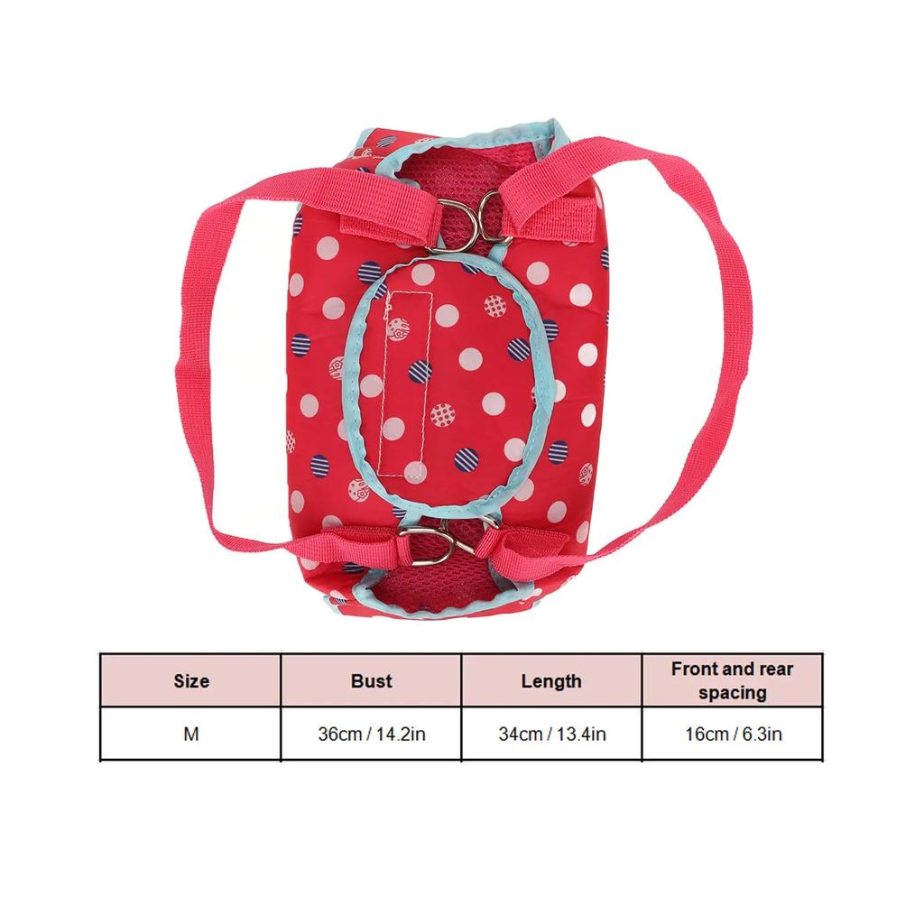 Dog Lift Harness Support Breathable Washable Portable Dog Sling Harness With Dual Lumbar Strips For Small Dogs