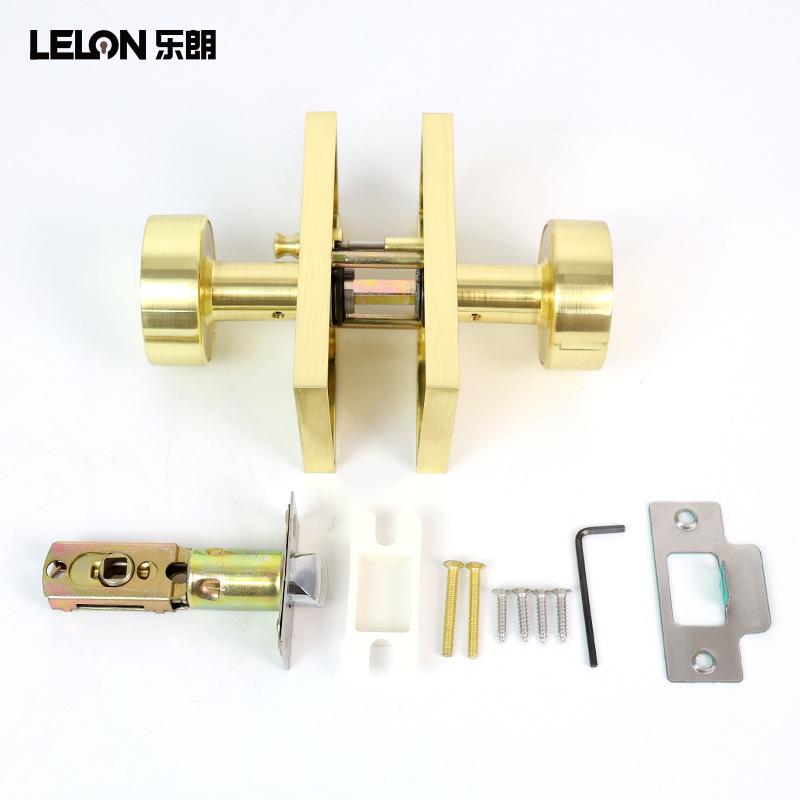 American Style Zinc Alloy Privacy Bathroom Door Lock with Spherical Handle