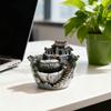 Fairy Garden Plant Pot   Landscape Resin Planter   Decor for Succulents Plants with Small House Ornament Outdoor Indoor Balcony Decor