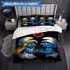 3PCS The Blue Cheese Adventure Bedding Set,Including 1pc Duvet Cover And 2pcs Pillowcases Perfect for Bedroom, Dormitory, Fan Christmas Gift