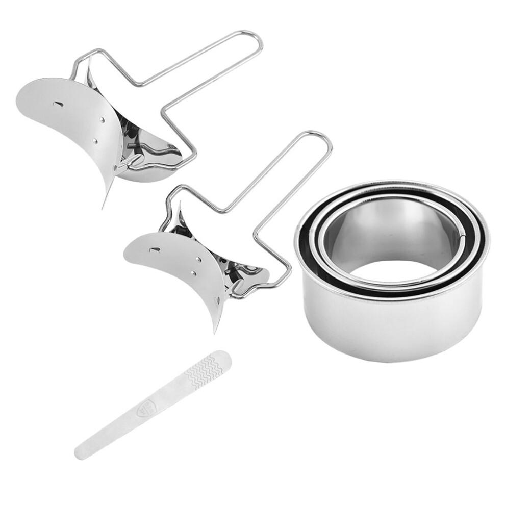 1 Set Stainless Steel Dumpling Mold Module Round