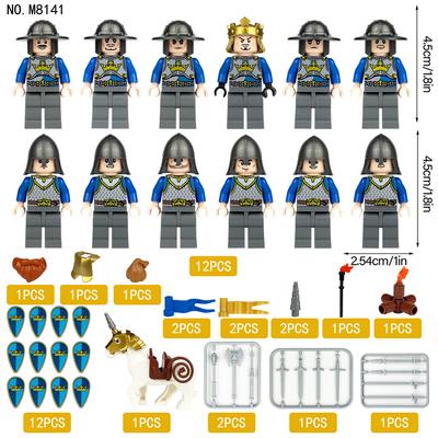 M8141M8142 M8144 M8143M8149M8152 Mittelalterliche Legion Baustein Spielzeug