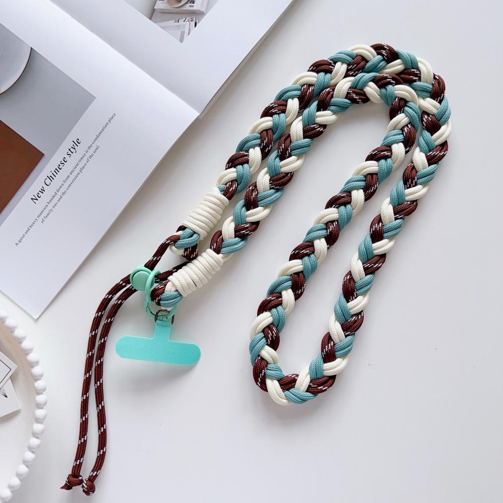 

Adjustable Long Crossbody Lanyard for Mobile Phone Plastic Patch Clip Snap Colorful Necklace Hanging Cord Rope Detachable Strap
