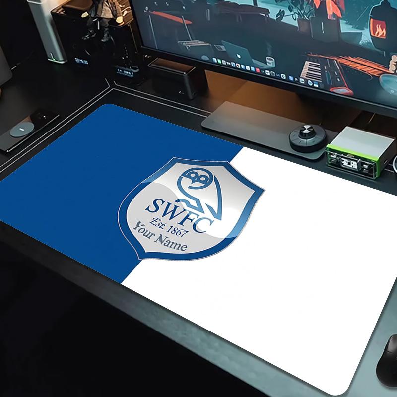 Sheeffield Wednesday Football Club Custom Name Large Size Mouse Pad Large Gaming Table Cushion Non-slip Laptop Tablet Big Mousepad XXL Mat Mini PC Pla