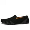 Plus Size Genuine Leather Made Korean Trendy Versatile Casual Shoes Slip-on Lofter Driving Shoes