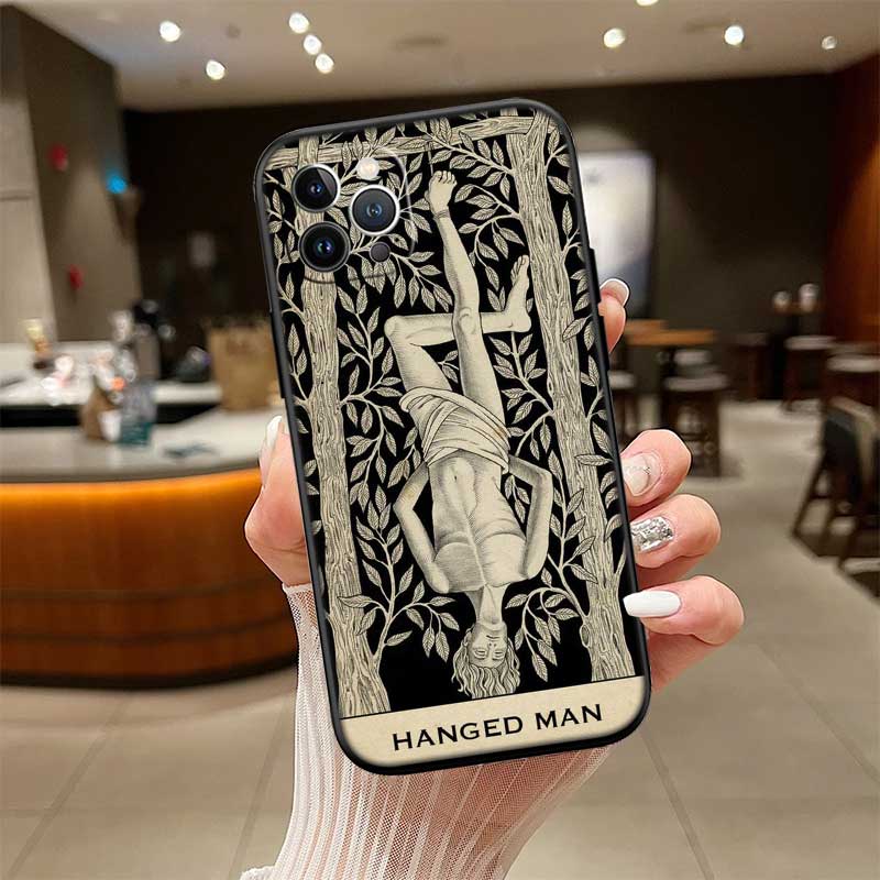 NH48 Witch Divination Tarot Moon Phone Case for OPPO A40 A60 A80 A15 A16 A16K A12 A17 A17K A54 A54S A53 A53S A55 A56 A57 A98 F23