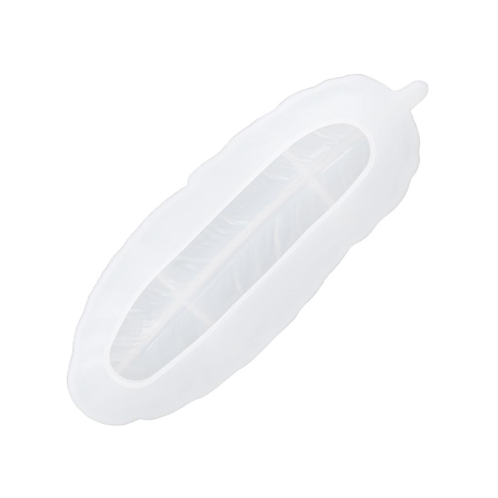 Epoxy Mold Resin Casting Mould Silicone Feather Shape Storage Tray Plate DIY HandMade Ornament