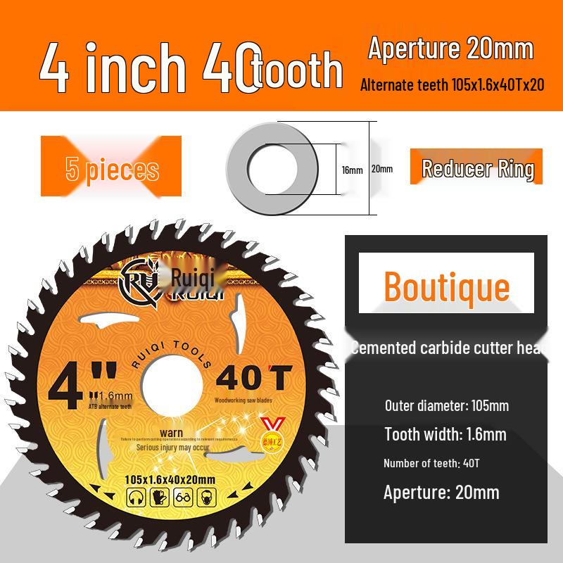 Woodworking Circular Saw Blade - 4 to 10 Inch for Angle Grinder & Hand Grinder