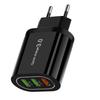 3-Port QC3.0 Fast Charger for Mobile Phones and Tablets