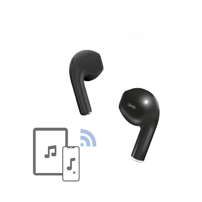 LogiLink BT 5.3 USB-C Kabellose TWS-Kopfhörer 5h Standby 100h Schwarz