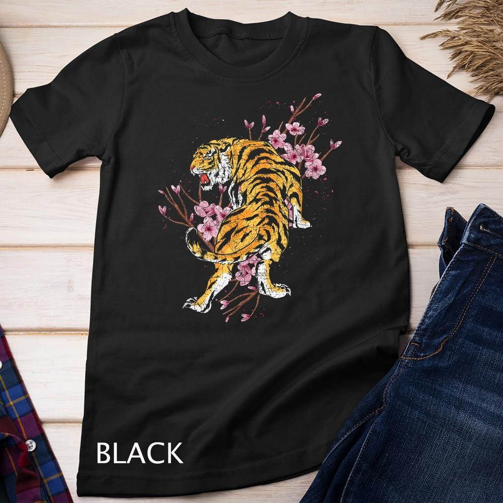 

Cherry Blossom Tiger Unisex T-shirt 3XL