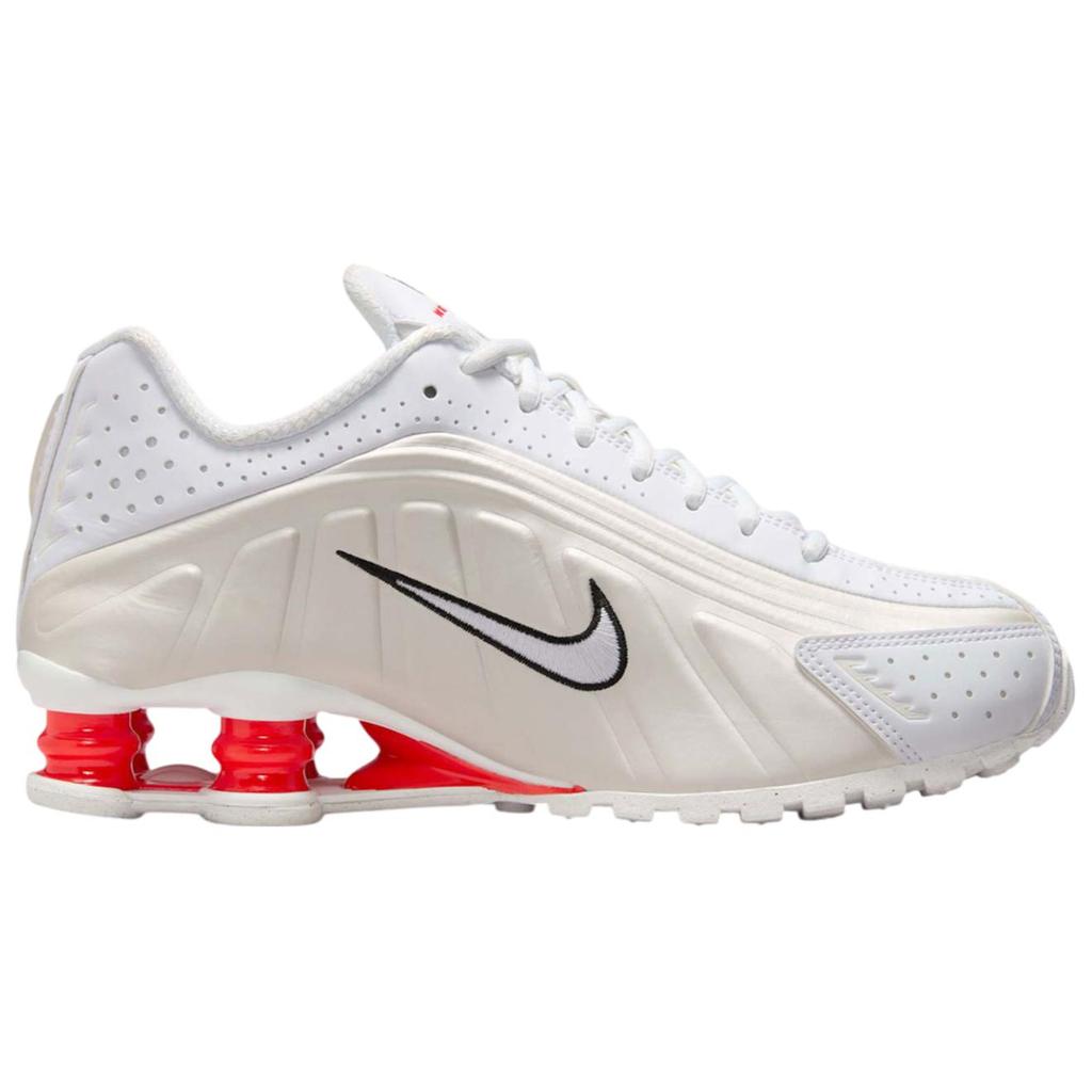 Nike Shox R4 Phantom Picante Red Women Sneakers Cream White AR3565-103
