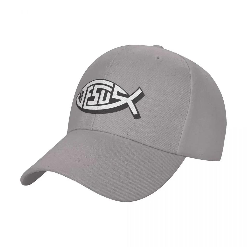 Jesus Fish Baseball Cap men's big size hat beach hat Streetwear Caps Women Men's