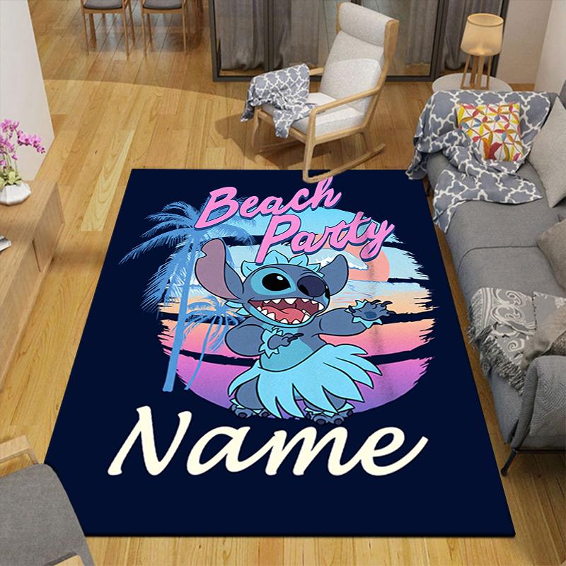 Custom 1Pc Stitch'S Colorful Adventure Rug Office Carpet Indoor Outdoor Entrance Doormat Nonslip Soft And Comfortable Living Room D916305