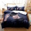 Cool Nanami Kento Blonde Suit Leopard Tie Cleaver Sunglasses Duvet Cover + 2 Pillowcases Dark Shonen Anime Bed Linen