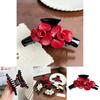 Handcrafted Floral Hair Claw Clip In Classic Colors Perfect For Elegant Everyday Hairdos