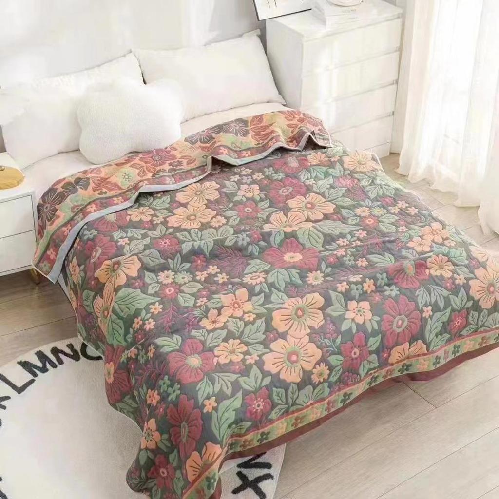 Six-Layer Gauze Adult Blanket, Air Conditioning Blanket, Summer Quilt, Towel Blanket, Gauze Cover Blanket