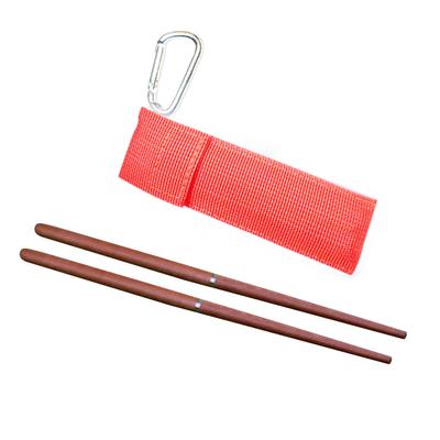 1 Pair Folding Chopsticks with Storage Bag Wooden Chopsticks Portable Tableware for Outdoor Travel Camping Picnic