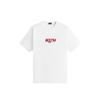 For Peanuts Snoopy Skateboard Fast Logo Tee White Men Tops KHM033392-101