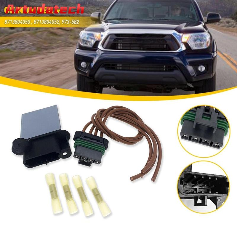 Artudatech Blower Motor Resistor Kit Harness w/ 8713804050 For Toyota Tacoma 2005-2018