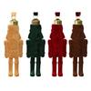 Flocking Nutcracker Hanging Ornament Decorative Nutcrackers Statue Christmas Soldier Charm Holiday Tree Decoration Pendant