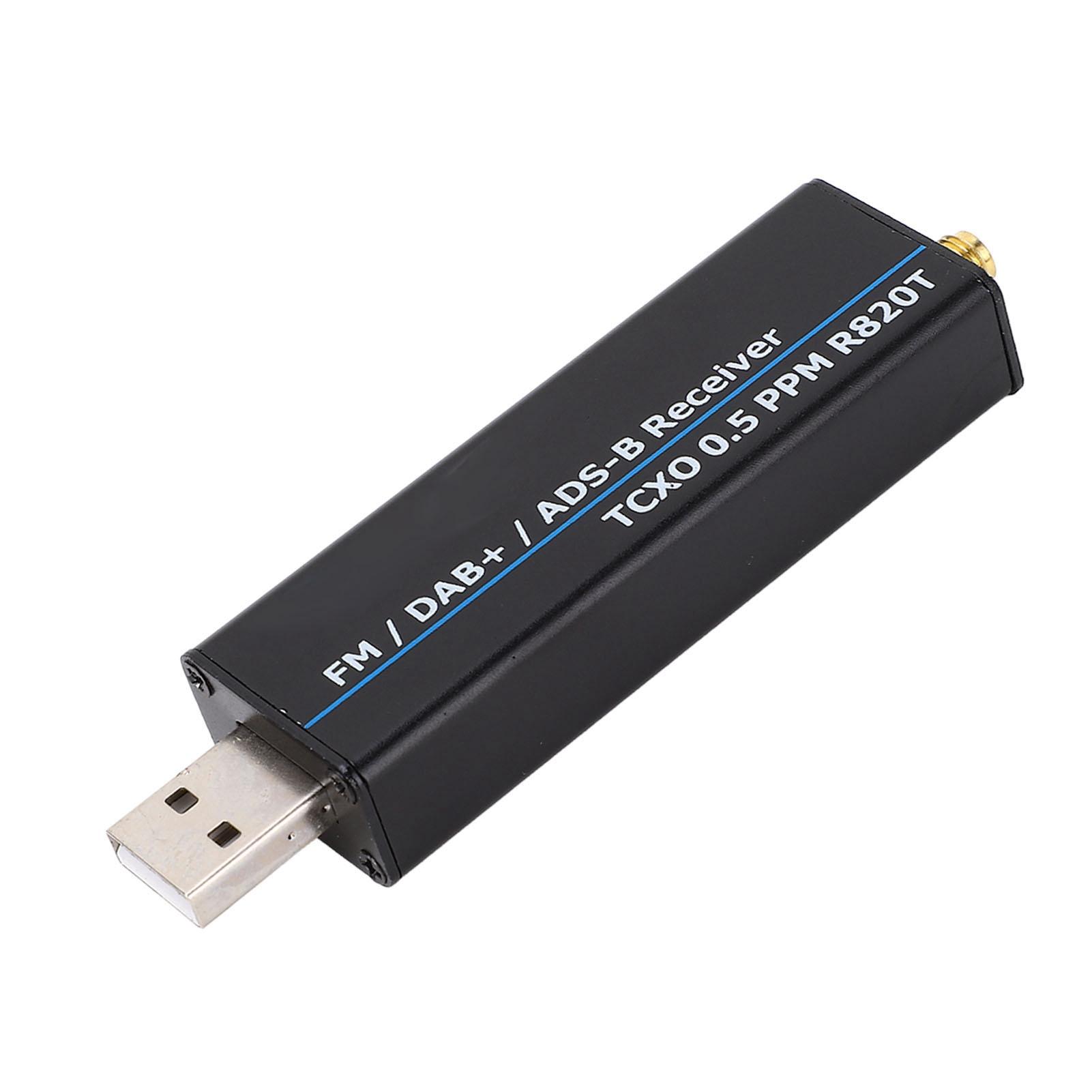 RTL SDR Приемник 100 кГц - 1766 МГц RTL2832U R820T2 0.5 PPM TCXO USB Программно-определяемое радио