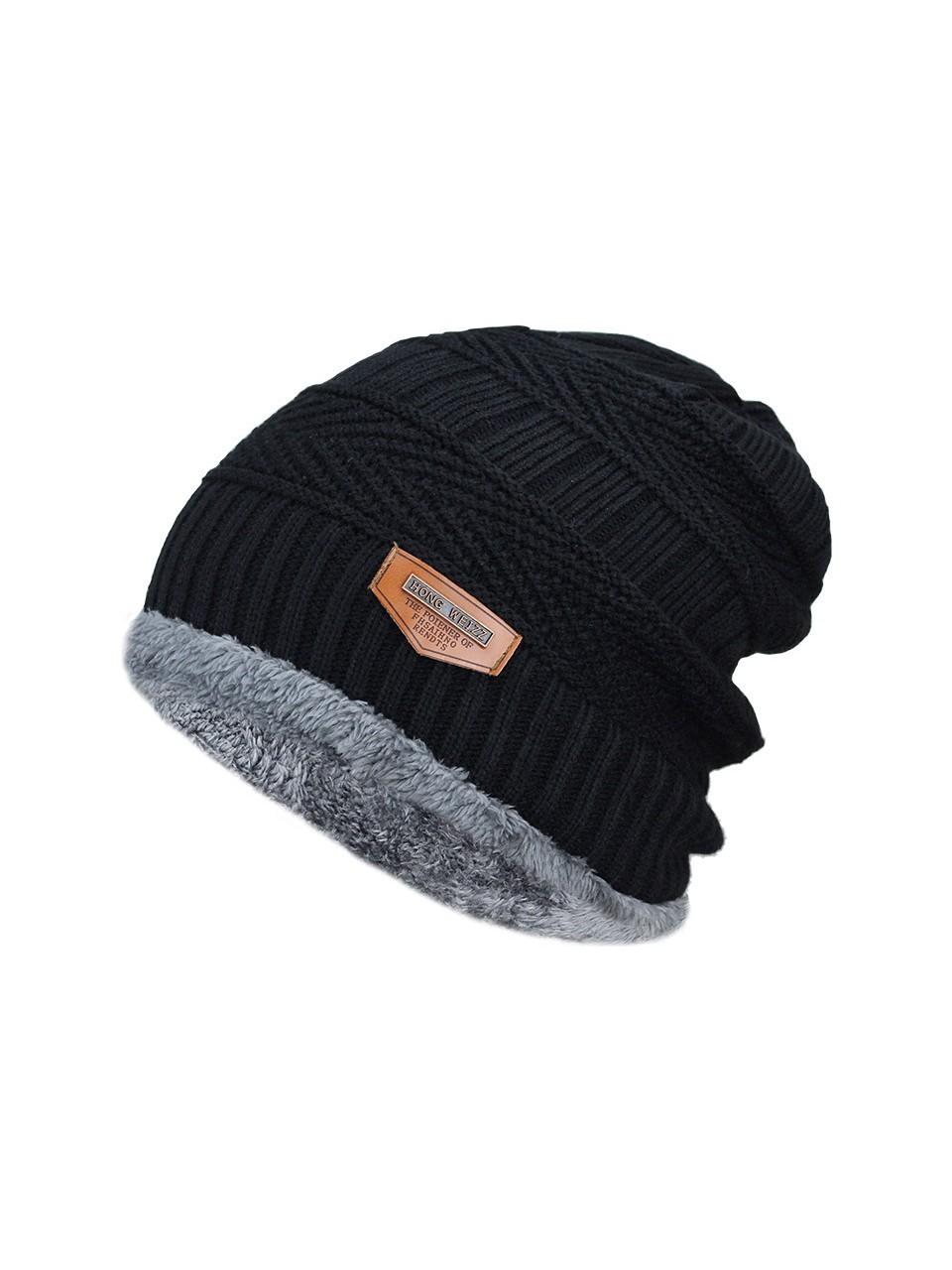 

Мужской женский берет унисекс Черный M чёрный