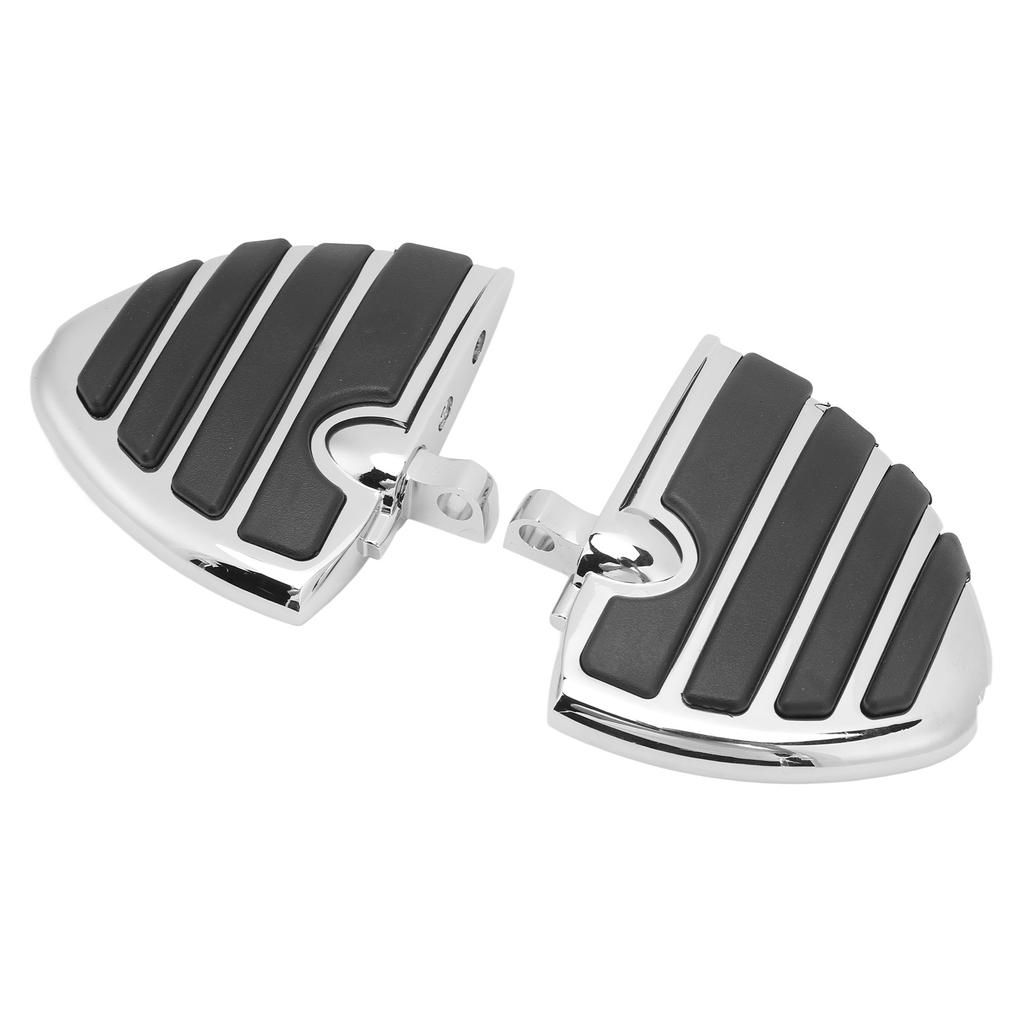 1 Pair Motorcycle Pedal Chrome Plated Slip Resistant Motorbike Foot Pegs Rest Fit For FXCW FXCWC FXS FXSB FXSBSE