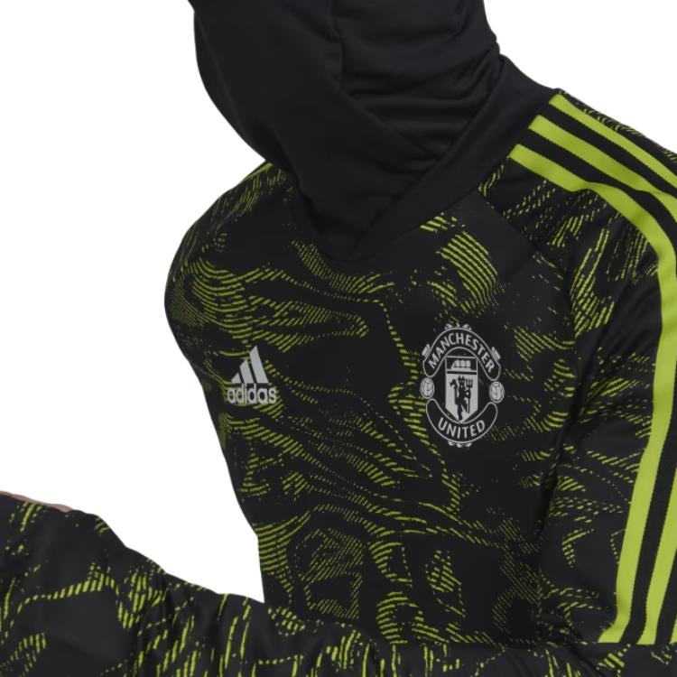 adidas Manchester United Condivo 22 Pro Warm Top Soccer Jersey Men's Green HE6676