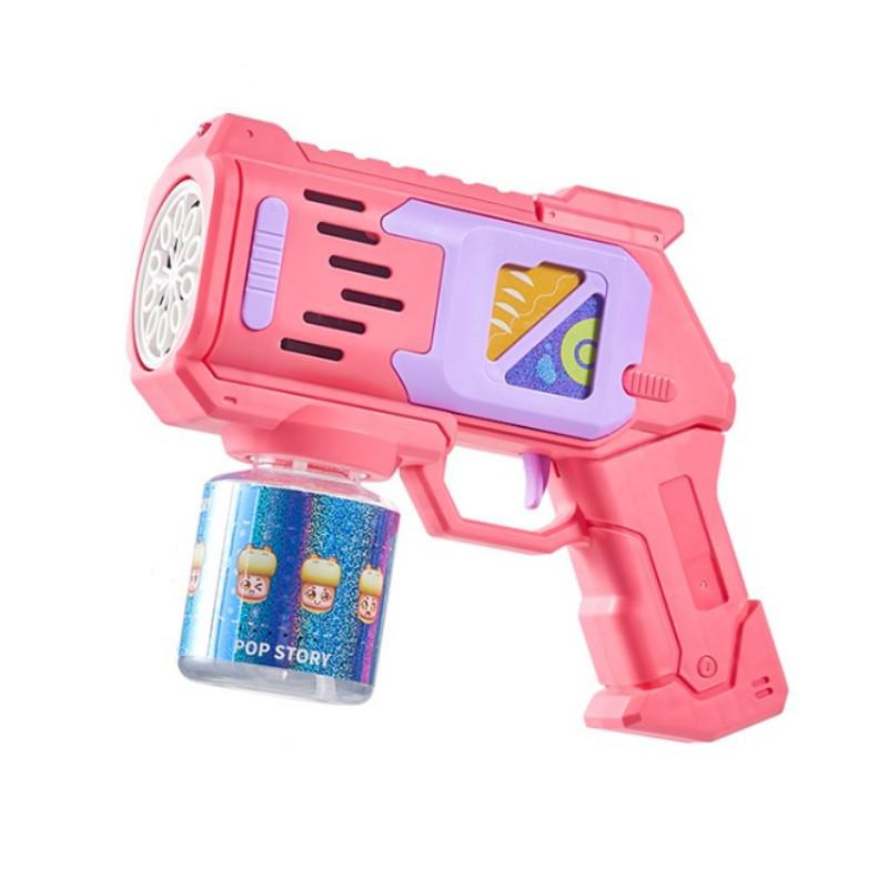 Leak-Proof Automatic Bubble Gun Toy: Light-Up for Kids - Ideal Christmas or Birthday Gift