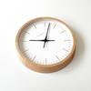 KATOMOKU Muku Clock 18 Oak Wall Clock with Continuous Second Hand km-129OA 306mm (quartz Clock)